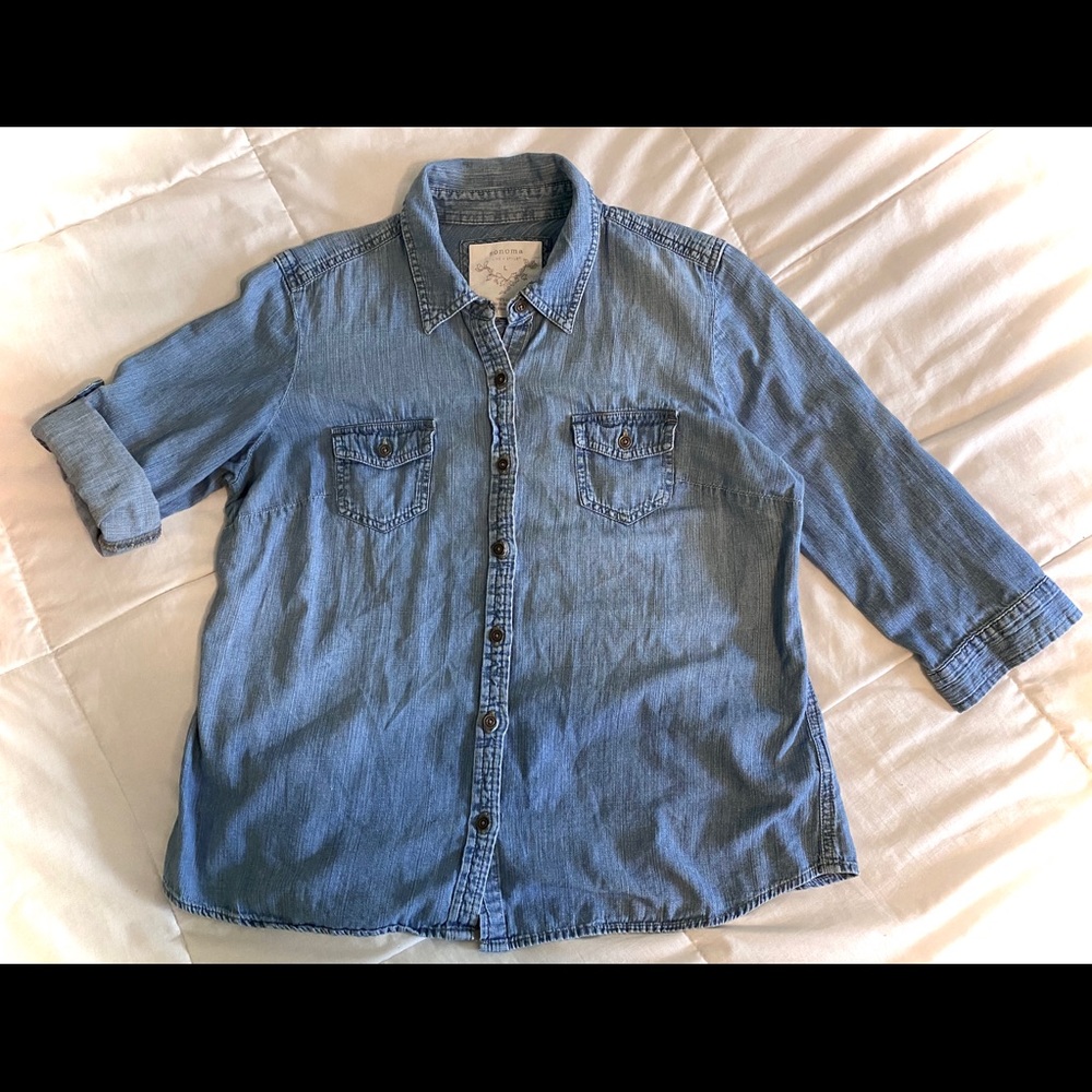 Jean Button Up - Picture 2 of 3